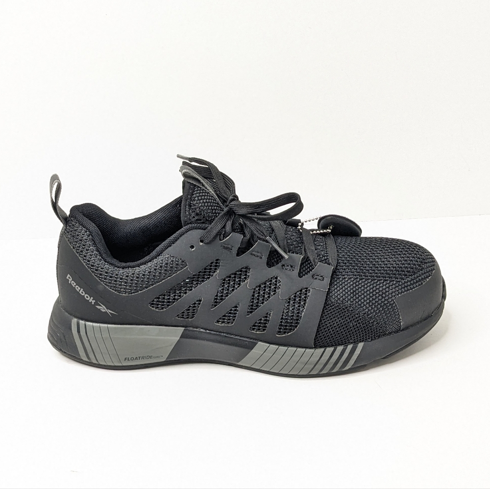 Reebok Fusion Flexweave Athletic Work Shoes, Black, Men's 8 M - Picture 2 of 7